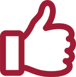 Thumbs Up red