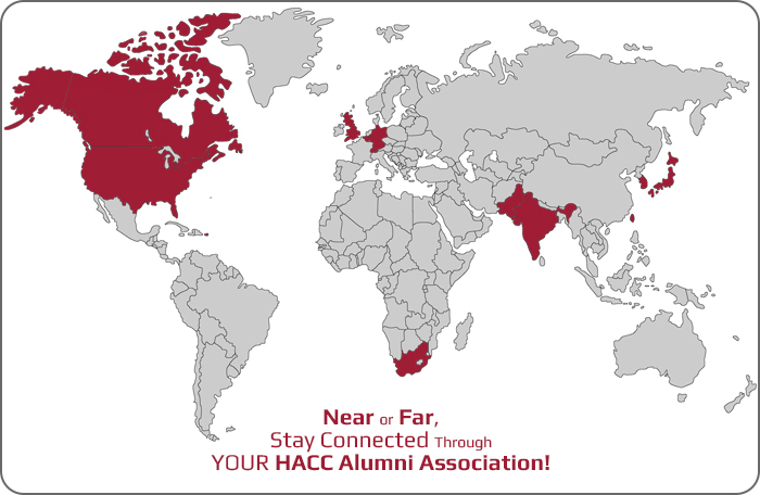 HACC alumni worldwide