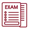 Exam test red