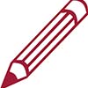 Pencil 2 red
