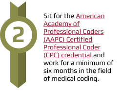 Sit for the AAPC certified CPC credential