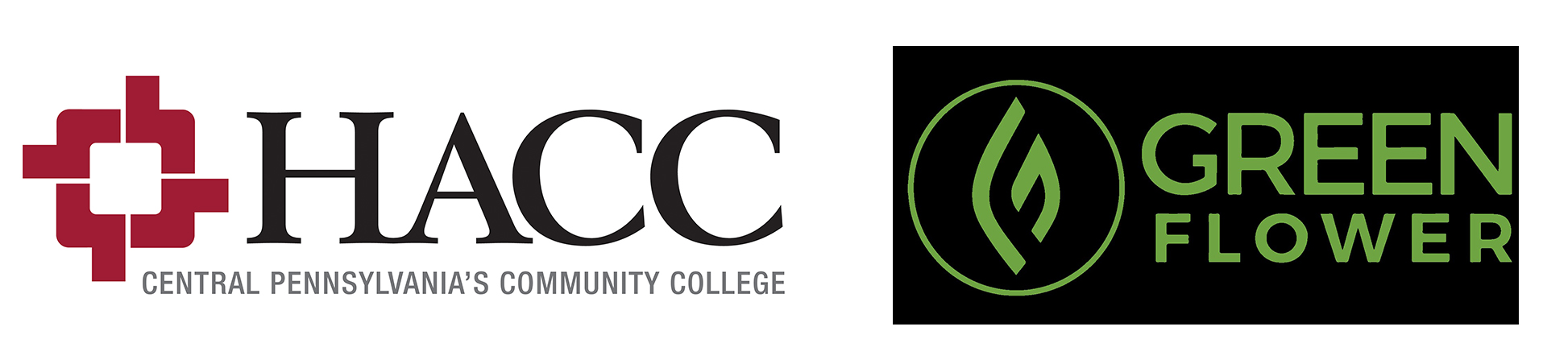 HACC and Green Flower logos