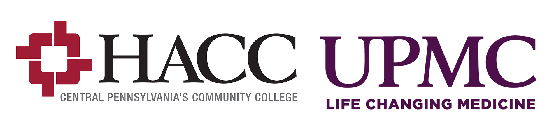 HACC and UPMC logos