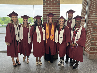 Graduating HACC students at Giant Center