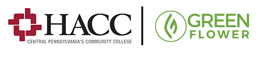 Green Flower/HACC logos