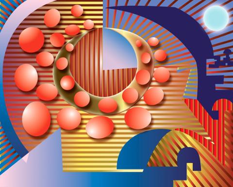 Digital abstract by Gustavo Rojas 1
